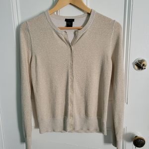 ANN TAYLOR FACT * Gold Knit Cardigan